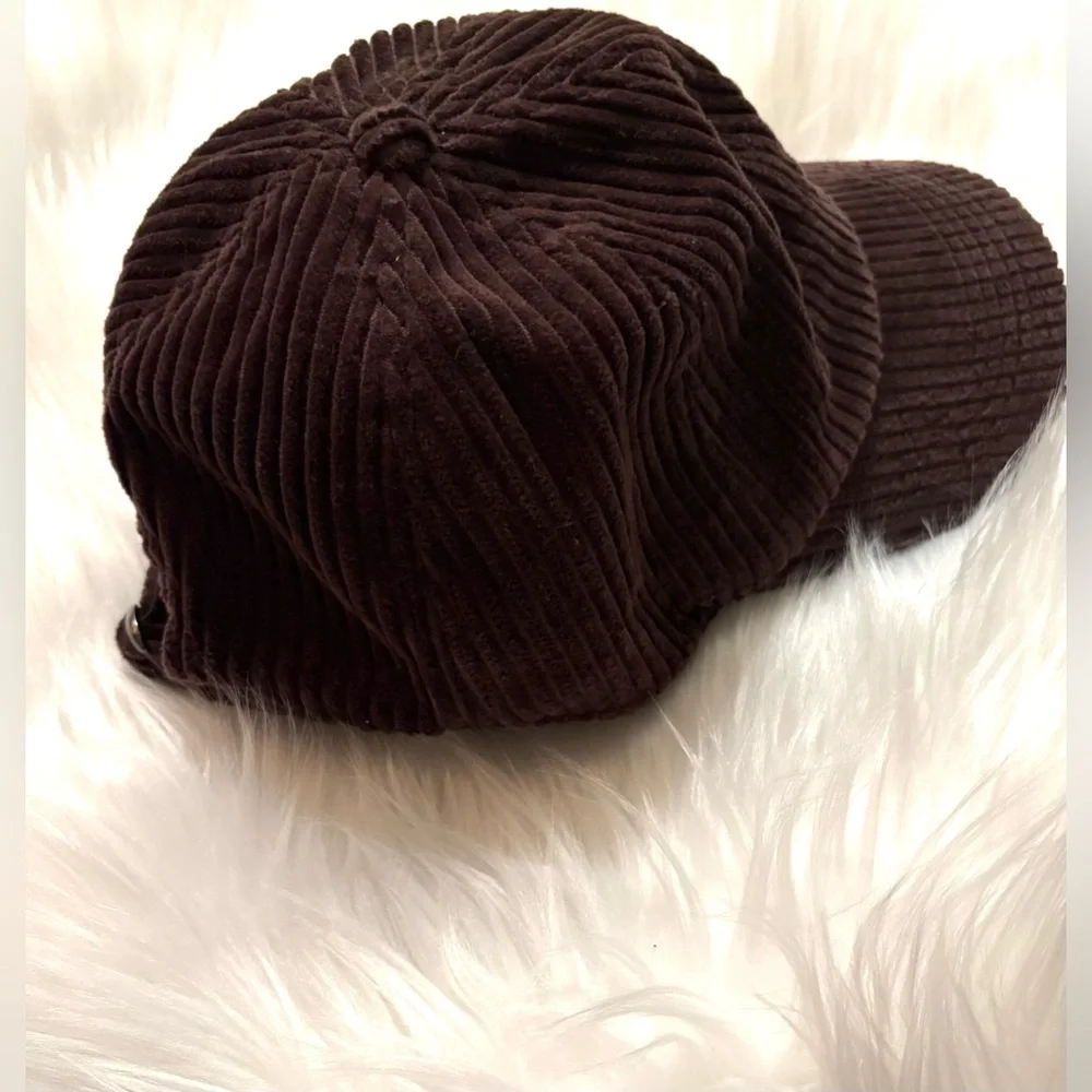 GAP Dark Brown Corduroy Baseball Cap
